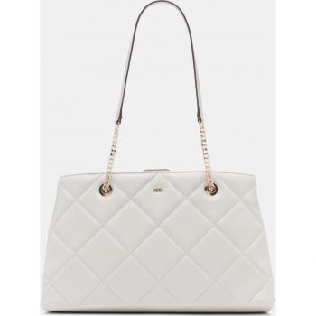 Bolso de hombro mini Bridgett verde con cremallera DKNY