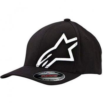 Alpinestars Women's Corp Shift 2 Curved Flex Cap - Black & White - Size XXL (62-63 cm)