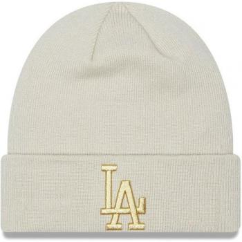 Gorro New Era Metallic Logo Los Angeles Dodgers Cuff Beige
