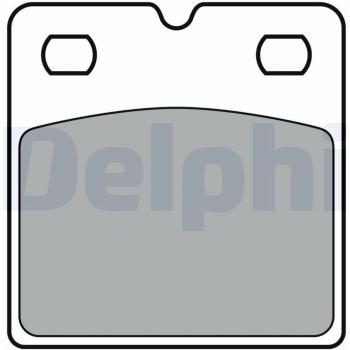 Juego de pastillas de freno DELPHI LP3405 para freno de estacionamiento de disco, Trasero