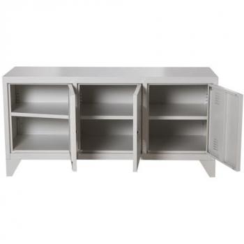 Mesa TV Alexandra House Living Blanco 120 x 58 x 40 cm