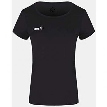 Izas Vila Camiseta de Manga Corta para Running, Mujer, Negro, M