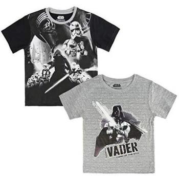 Star Wars S0713198 Camiseta, Negro, T04 Unisex niños
