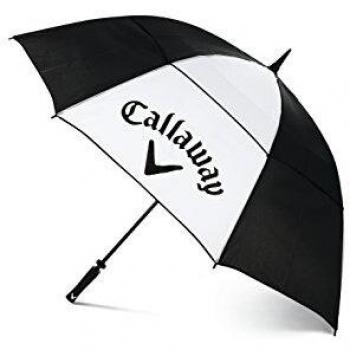 Callaway Golf UV Paraguas, 1,52 cm Unisex-Adult, negro / blanco, Única
