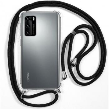 Funda con Cordón Negro para Huawei P40
