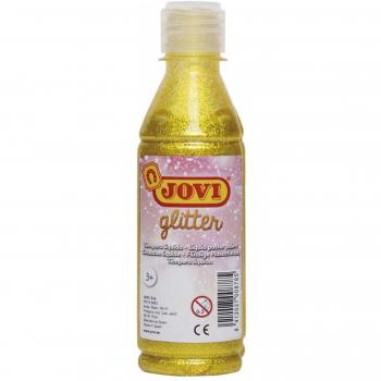 Tempera Glitter Jovi Amarillo 250ml