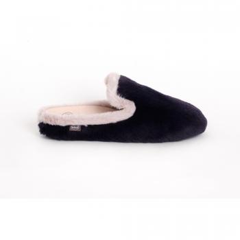 Scholl Maddy Pantufla Doble Sintético Azul Marino Talla 38