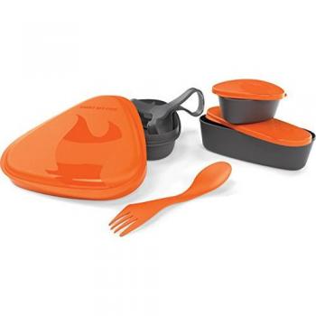 Light My Fire Campinggeschirr Outdoor - Lunchkittm 6teilig - Set de cocina para acampada, color naranja