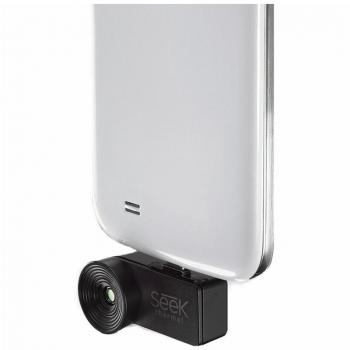 Cámara térmica Seek Thermal Compact XR para iPhone con conector Lightning y carcasa hermética protectora - Negro