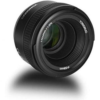 Yongnuo YN50MM Nikon - Objetivo para cámaras DSLR