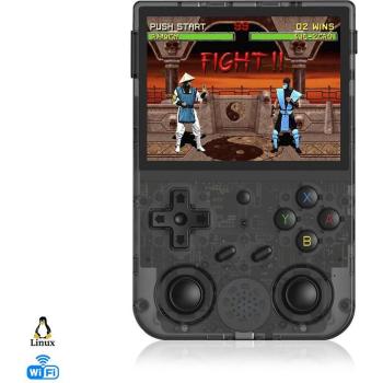 Consola Emulador Multiplataforma DAM RG353VS 3,5 IPS Linux Quad-Core 1,8GHz WiFi 128GB Negra
