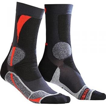 Monnet Trek Expert Jarrette - Calcetines, color rojo, gris, 45/46