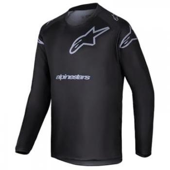 Maillot de motocross juvenil Alpinestars Racer Graphite - Gris (XL)