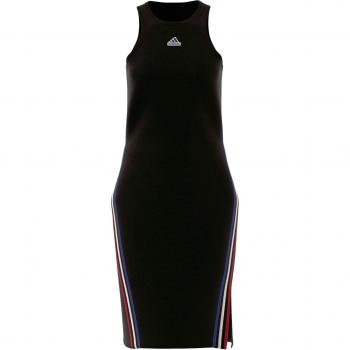 Adidas Women's Future Icons 3 Stripes Black Dress XS