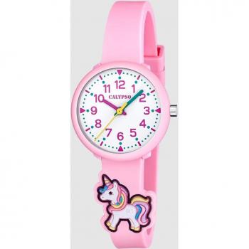 Reloj Calypso My First Watch K5844/2 Rosa Correa De Caucho, Mujer