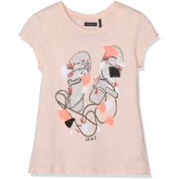 IKKS T Shirt Print NUS Pieds Camiseta, Rosa