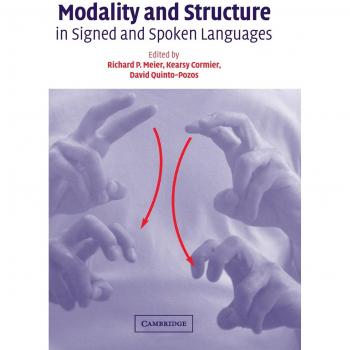 Modalidad y Estructura en Lenguas de Señas y Habladas - Edición en Rústica, Cambridge