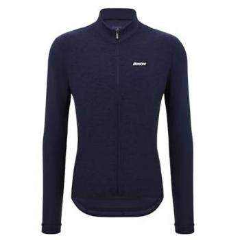 Maillot Santini Manga Larga Pure Azul Marino Corte Classic XXL