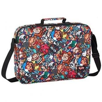 Blackfit8 Monkey Oficial Cartera Extraescolares, Unica, Multicolor