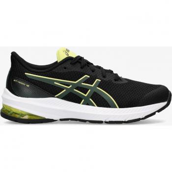 Asics GT-1000 12 GS Kids' Running Shoes Black/Rain Forest