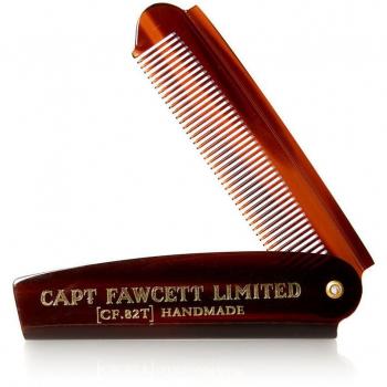 Captain Fawcett Pocket Folding Beard Comb (CF.82T) 19.3 cm