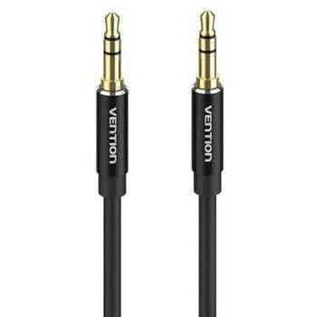 Cable estéreo jack 3.5 macho a jack 3.5 macho - 0.5m - negro