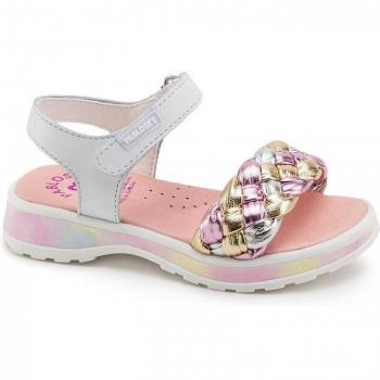 Sandalias de Niña Pablosky de Piel Blanco 411700