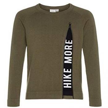 NAME IT Jersey DE Punto Manga Larga NIÑO LASMUS - 122-128, Burnt Olive