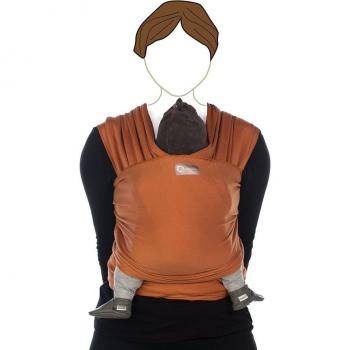 Babylonia Tricot-Slen Organic 958 bufanda Portage Mocha Mousse 1