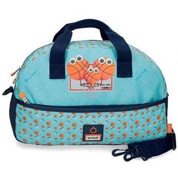 Enso Basket Family Bolsa de Viaje Azul 40x25x18 cms Poliéster 17.28L