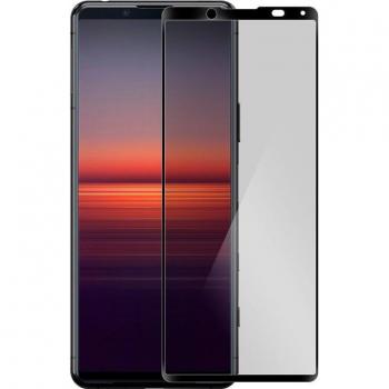 Protector de Cristal Templado Negro para Sony Xperia 5 II