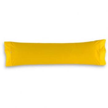 Funda de almohada Alexandra House Living Mostaza 45 x 125 cm - Color mostaza - Dimensiones 45x125 cm - Composición 50% algodón / 50% poliéster - 144 hilos