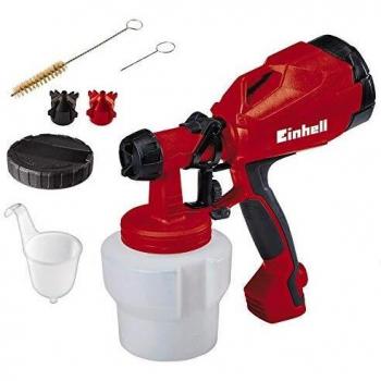 Pistola de Pintura Eléctrica Einhell TC-SY 500 P, 500W, Capacidad de 1000 ml, Color Rojo