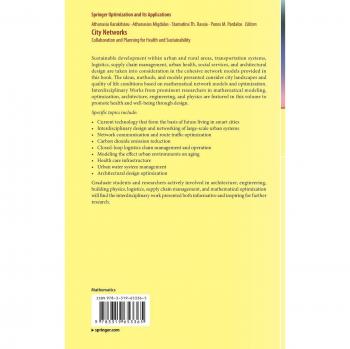 City Networks: Collaboration and Planning for Health and Sustainability