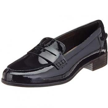 Mocasin Clarks Hamble Negro Brillante 35.5 EU