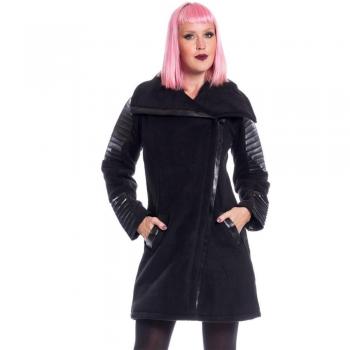 Chemical Black Women's Coat - GALINA - Size M