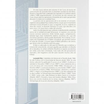 Curso de teoría del conocimiento: Vol.4