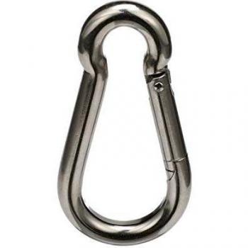 Seachoice 50-36871 Mosquetón abierto inox, 9,5 x 102 mm