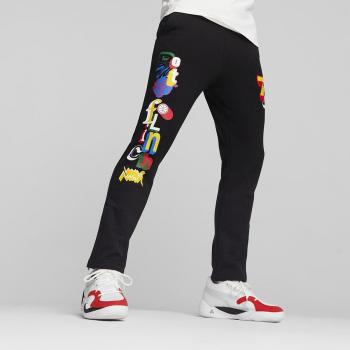 Pantalón de Baloncesto Puma Trash Talk Negro con Ajuste Ceñido y Bolsillos Laterales