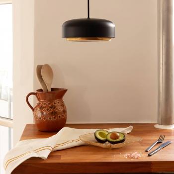 Lámpara Colgante Mini UMAGE Hazel, Negra, Ø 22cm