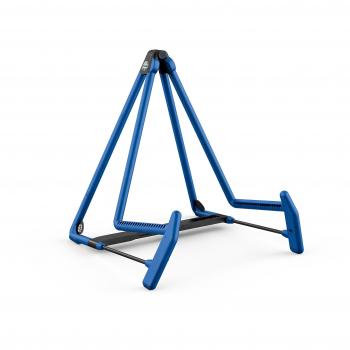 K&M Heli-2 17580 Acoustic Guitar Stand, Blue