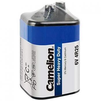 Batería 4R25 Super Heavy Duty 6V Cloruro de Zinc Camelion 9000 mAh para Linternas