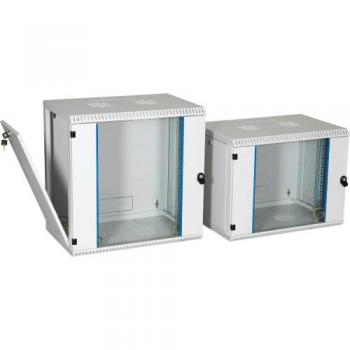 Rack 12U IP Seguridad Cámara Gris (19 Pared, 500mm Profundidad, RAL7035)