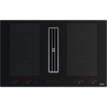 Placa de inducción Franke Maris 2Gether con extractor integrado, 4 zonas de cocción, vidrio negro