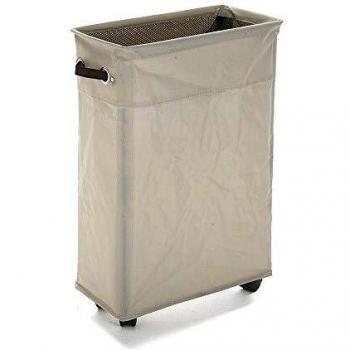 Versa Cesto Ropa Recta. Beige Ruedas, Multicolor, No Aplica