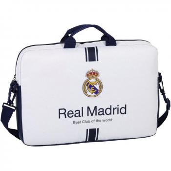 Safta SF-611654-461 - Funda Ordenador 15,6, 1ª equipacion Temporada 2016/2017, diseño Real Madrid