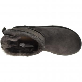 UGG Women's Mini Bailey Bow Ii Classic Boot, Grey, 8 UK