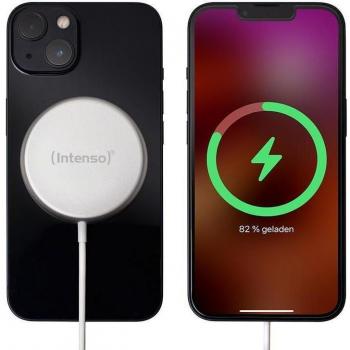 Intenso MW1 Cargador Inalámbrico Blanco Corriente Alterna Carga Rápida