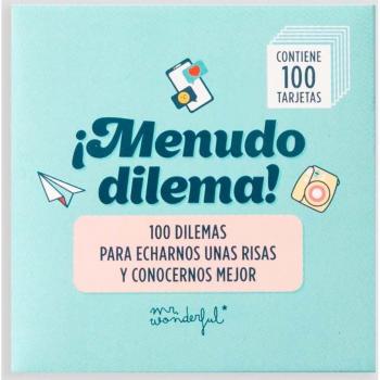 Juego de Cartas Menudo Dilema! 100 Dilemas Superdifíciles de Responder