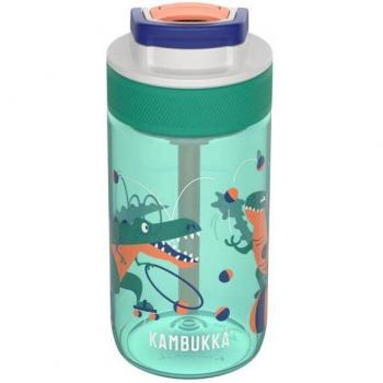 Botella de Agua Kambukka Lagoon Infantil Dinosaurio Juggling 400 ml Translúcido Unisex